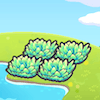 Hautes herbes en bord de mer