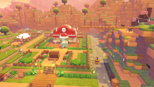 Habitats de Pokémon Pokopia — aperçu in-game