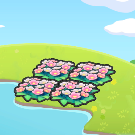 Parterre de fleurs riveraines